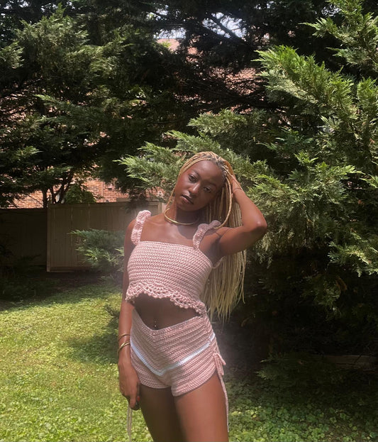 The Blush Ruffle Set